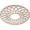 Ekena Millwork Cannes Wood Fretwork Pierced Ceiling Medallion, Cherry, 32"OD x 11"ID x 1/4"T CMWP32X32X0250CNCH - alternate 4
